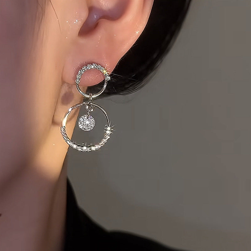 šø2025 New Sale-ITALIAN STYLE CRYSTAL HOOP EARRINGS