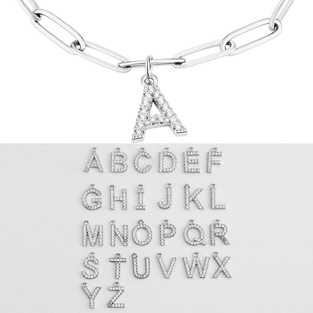 Minimalist Personalized Diamond Letter Bracelet