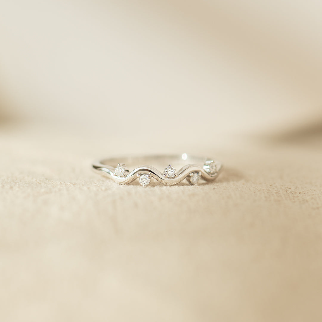 925 Sterling Silver Healing Is Not Linear Self Love Highs And Lows Wave Ring