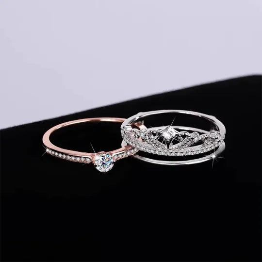For Granddaughter - Straighten Your Crown 2-in-1 Crown Ring