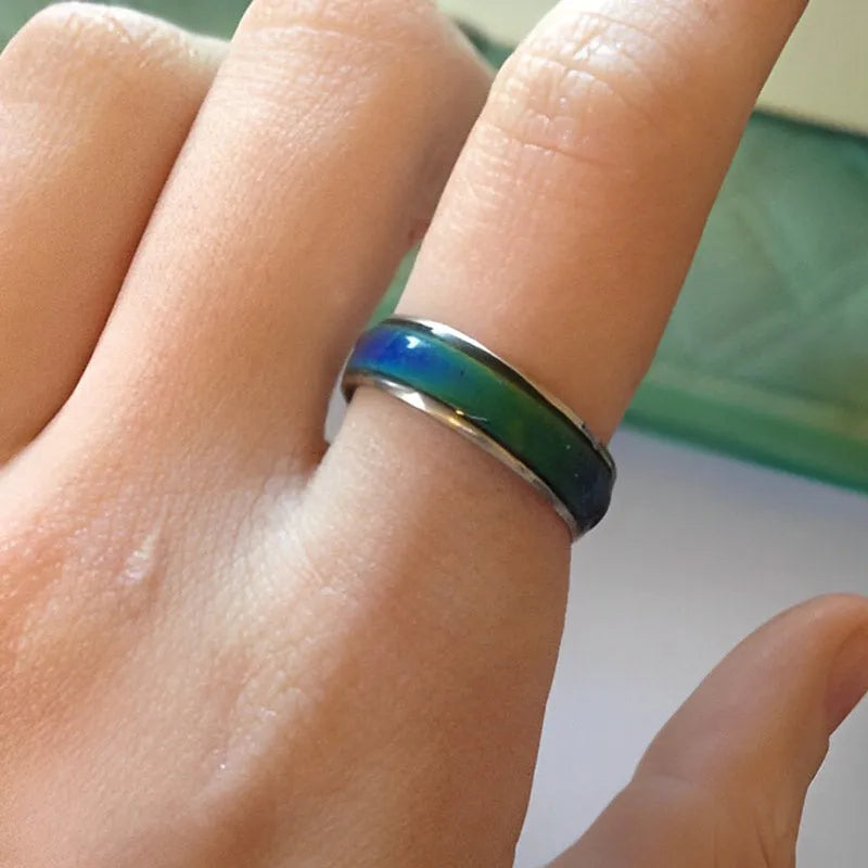 EMOTION TEMPERATURE COLOUR CHANGING MOOD RING