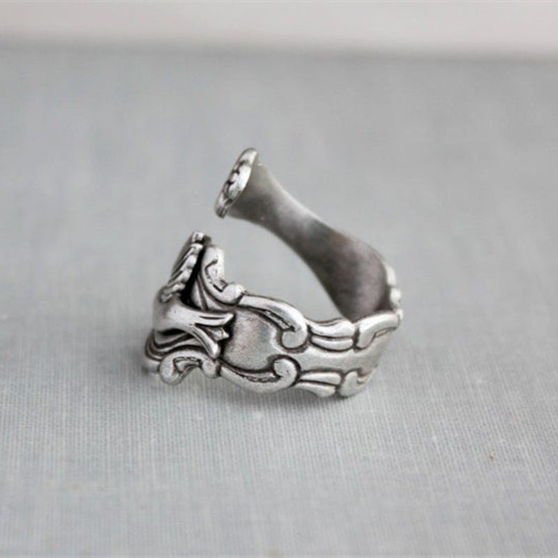 Hummingbird Spoon Memorial Ring