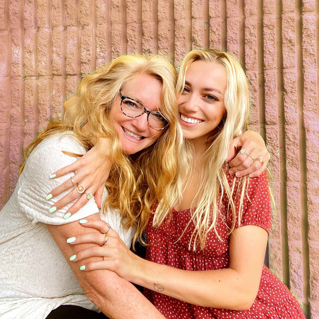 925 Sterling Silver Mother & Daughter Bond That Links Us Together Interlocking Necklace