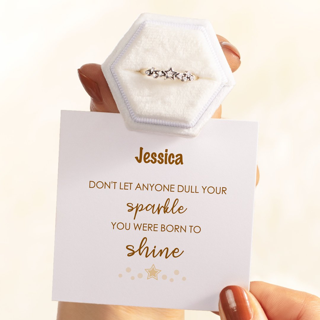 You Were Born To Shine Stars Ring