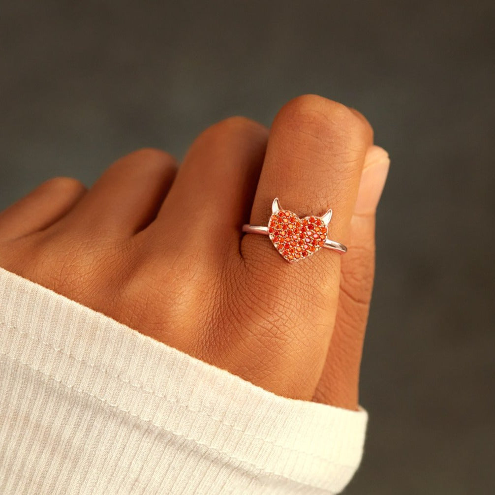 You're Badass With A Big Heart Devil Ring