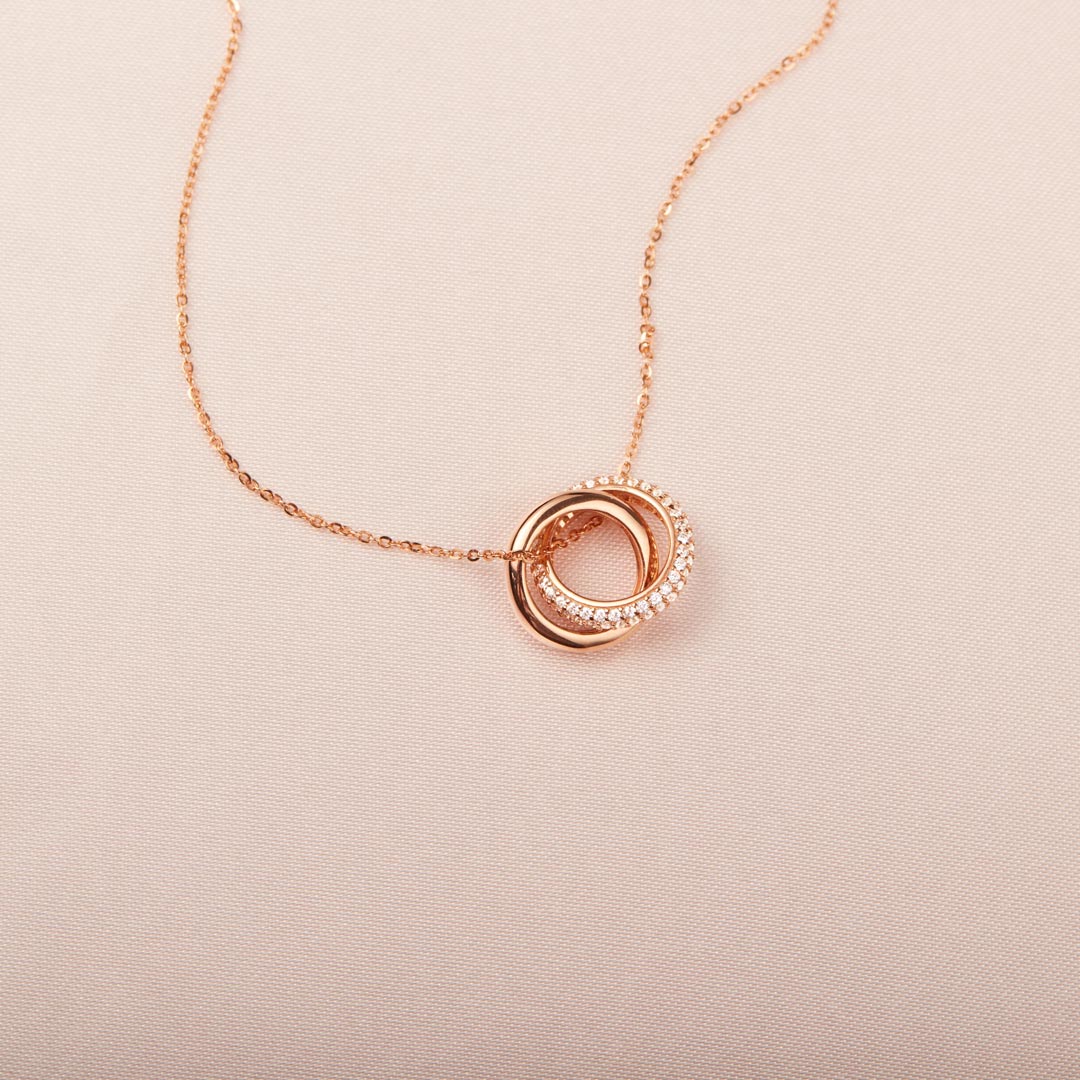 FOR LOVE - TO MY SMOKIN' HOT SOULMATE INTERLOCKING NECKLACE