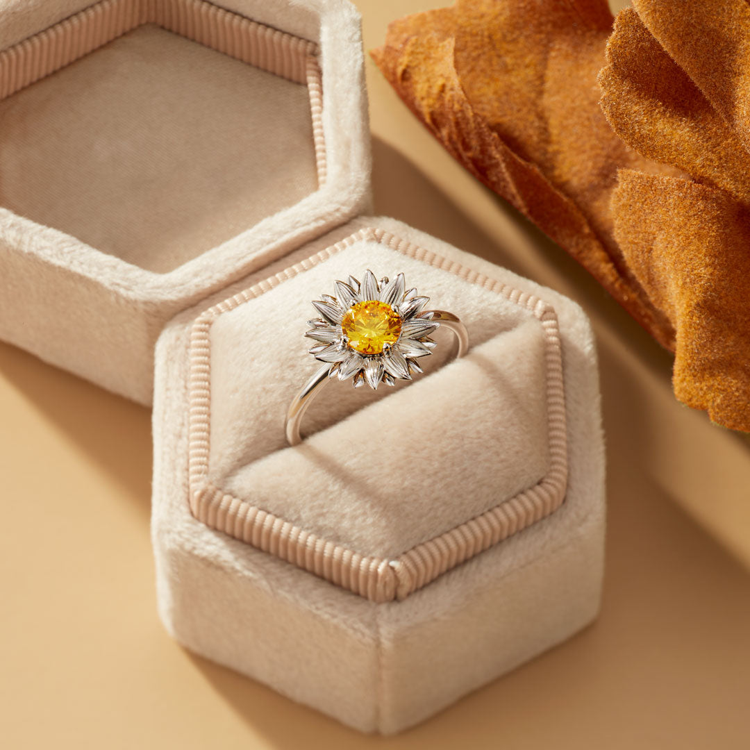 I Would Change The World For My Granddaughter Sunflower Ring