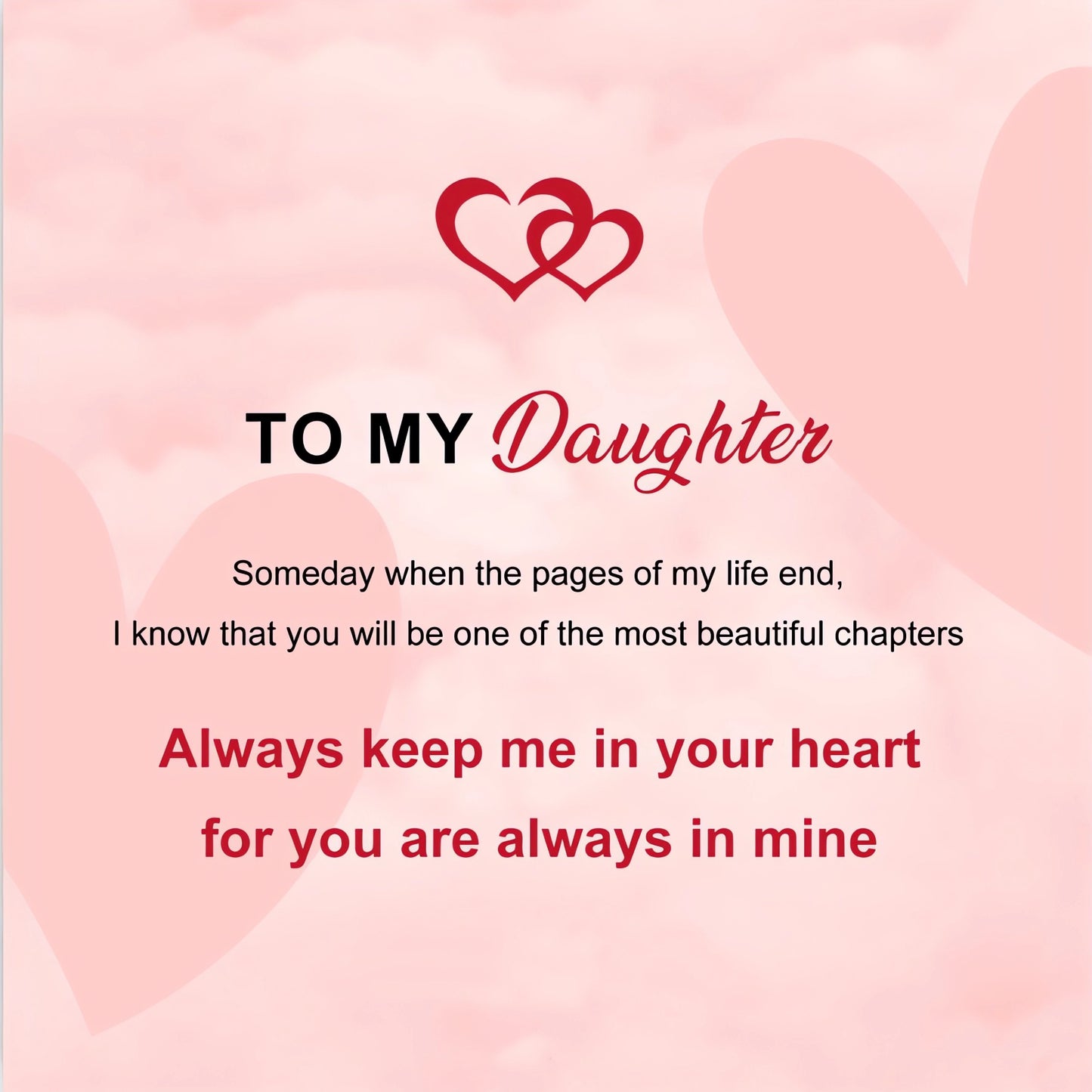 For Daughter- You are Always in Mine Diamond Bracelet