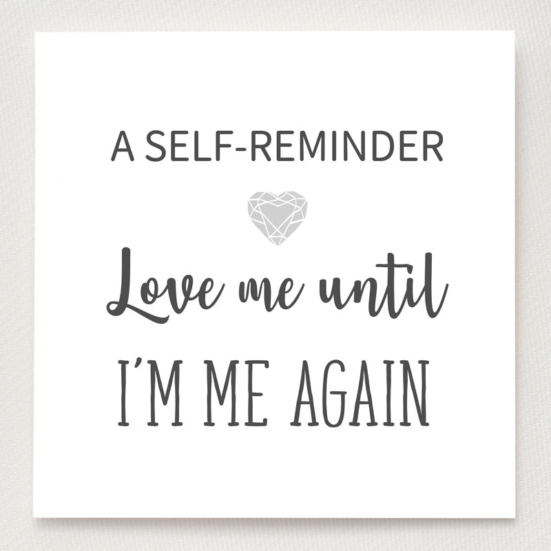 For Yourself - Love Me Until I'm Me Again Enamel Ring