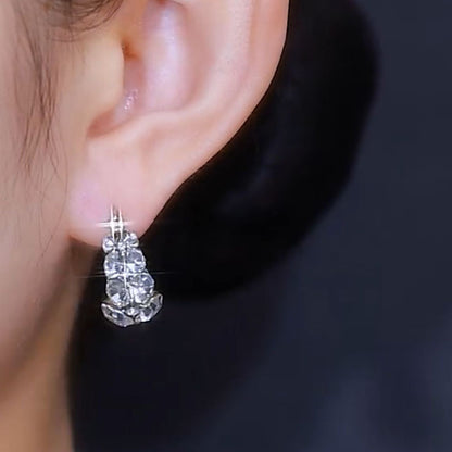 Hot Sale🎁Italy Style Zircon Sparkling Earrings