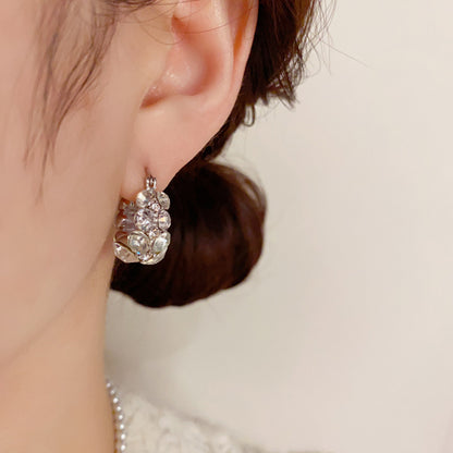 Hot Sale🎁Italy Style Zircon Sparkling Earrings