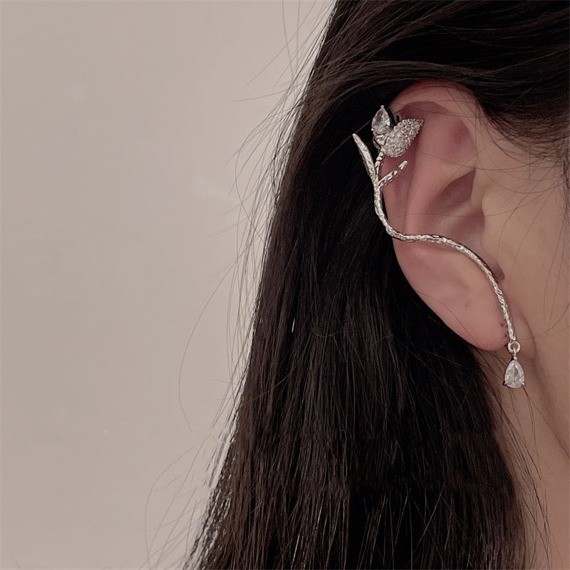 🌸French Style Rose Ear Cuff