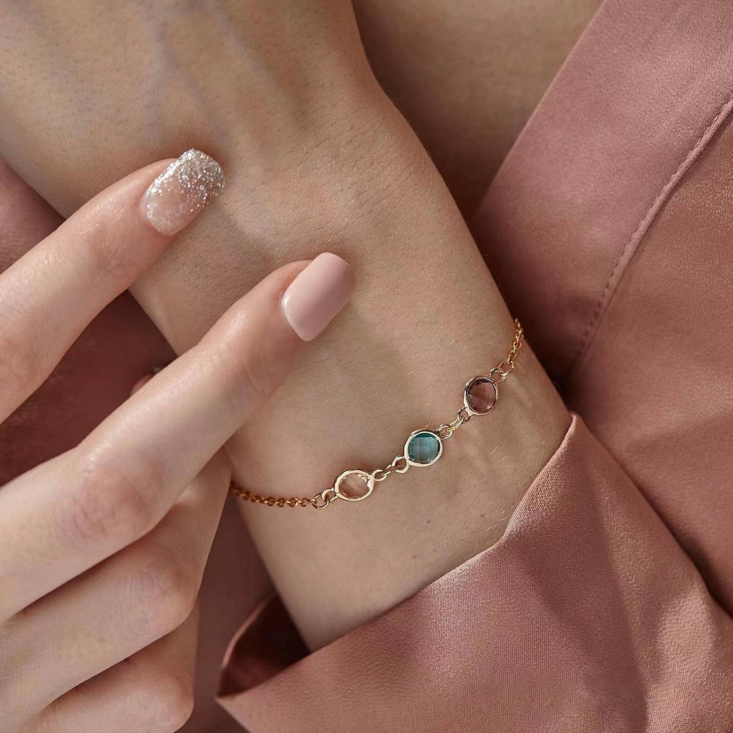 FOR LOVE- FAMILY BIRTHSTONE BRACELET