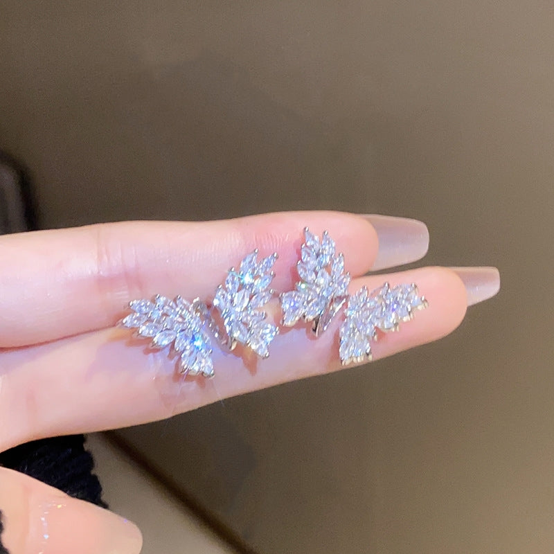Hot Sale🎁Sparkling Butterfly Zircon Earrings