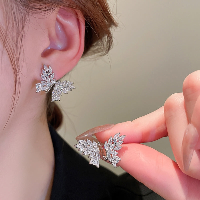 Hot Sale🎁Sparkling Butterfly Zircon Earrings