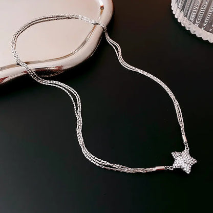 Hot Sale🎁Magnetic Star Patchwork Necklace