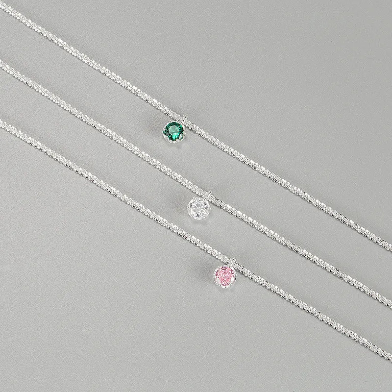 Hot Sale🎁S925 Silver Heart-shaped Tassel Chain