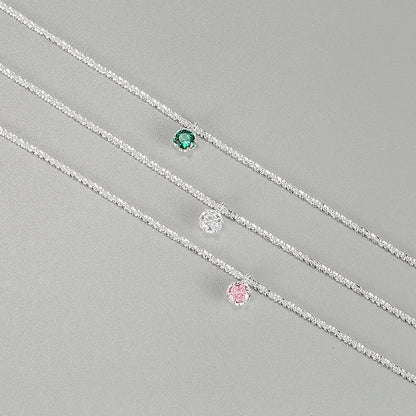 Hot Sale🎁S925 Silver Heart-shaped Tassel Chain