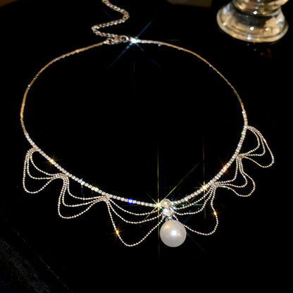 🌸2024 Spring Hot Sale✨Pearl Tassel Necklace