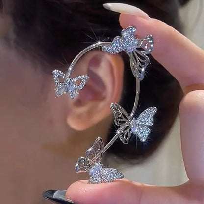 🔥Summer Hot Sale🌊	 Super Sparkling Zircon Butterfly Earring