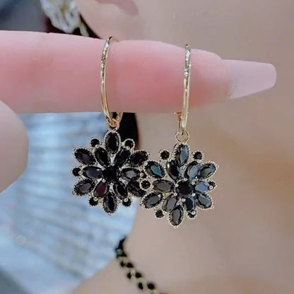 🌸ITALIAN STYLE CRYSTAL LOTUS EARRINGS