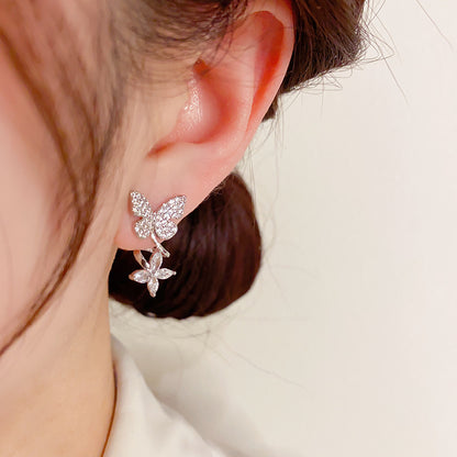 🌸Butterfly Zircon Stud Earrings