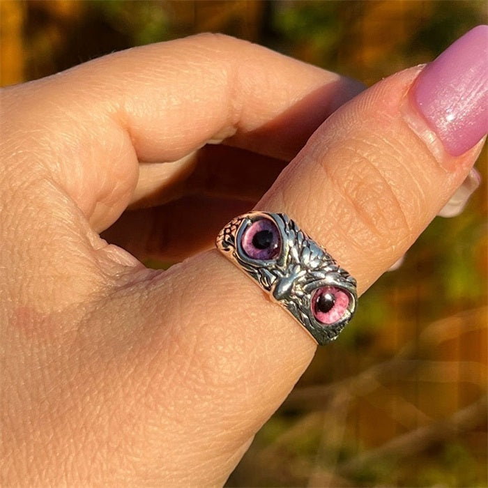 Adjustable Owl Ring - For Bird Lover