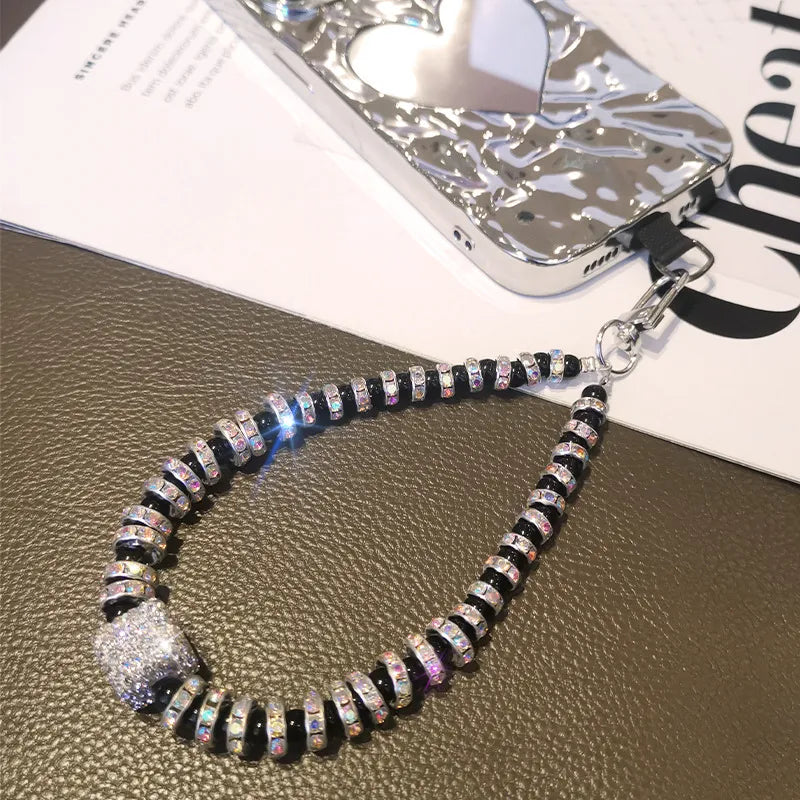 ✨Sparkling Diamond Square Rhinestone Phone Lanyard