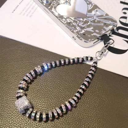✨Sparkling Diamond Square Rhinestone Phone Lanyard