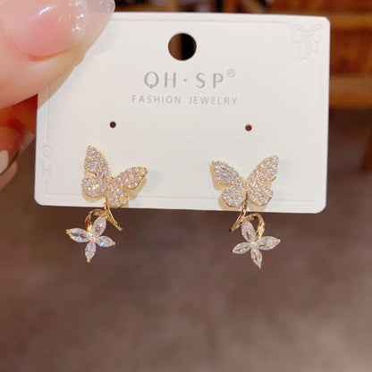🌸Butterfly Zircon Stud Earrings