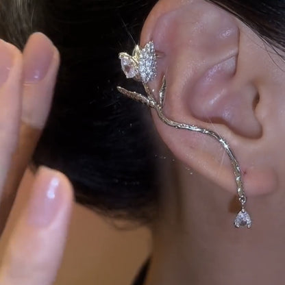 🌸French Style Rose Ear Cuff