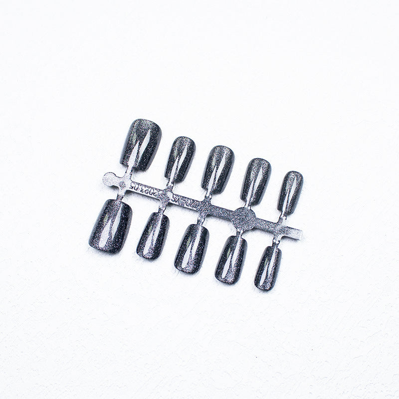 ✨️Shiny Cat Eye Fake Nails💅