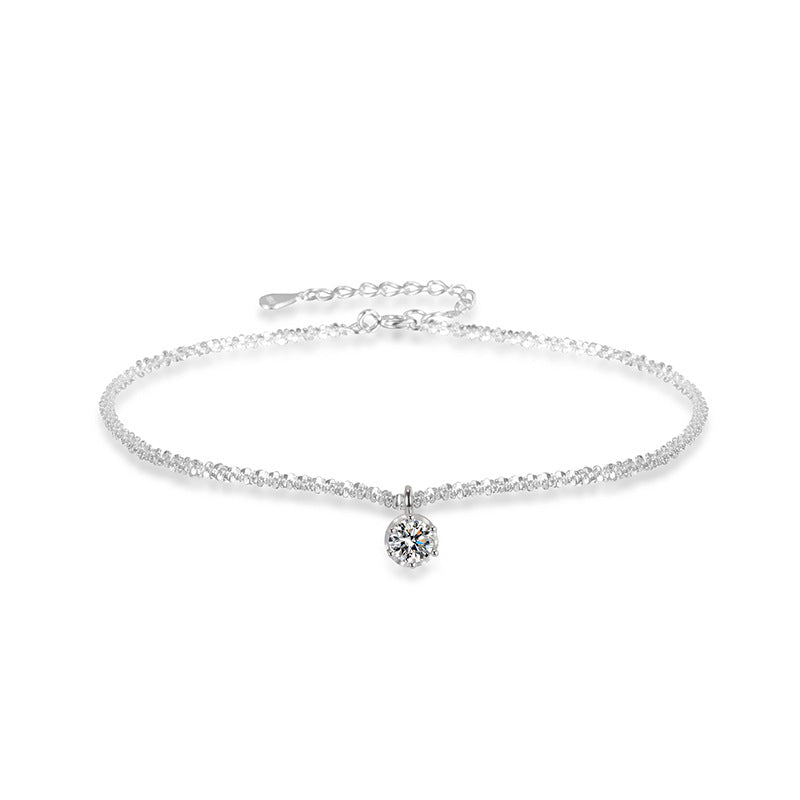 Hot Sale🎁S925 Silver Galaxy Glitter Zircon Chain