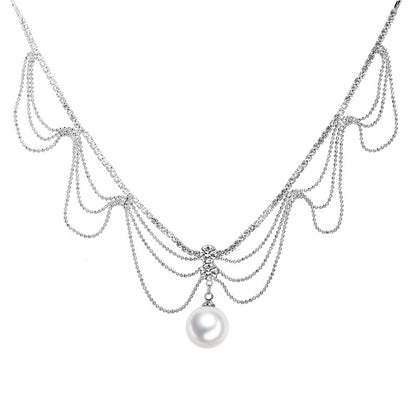 🌸2024 Spring Hot Sale✨Pearl Tassel Necklace