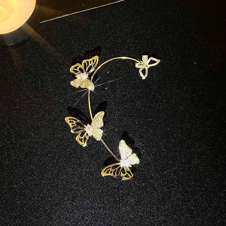 🔥Summer Hot Sale🌊	 Super Sparkling Zircon Butterfly Earring