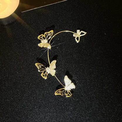 🔥Summer Hot Sale🌊	 Super Sparkling Zircon Butterfly Earring