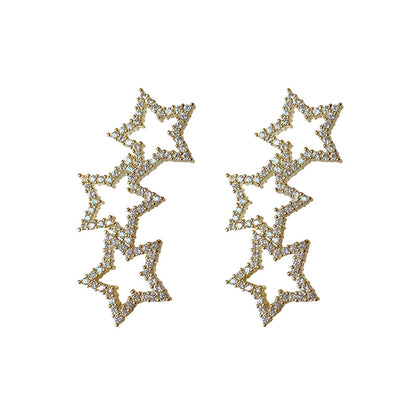 Hot Sale🎁Sparkling Diamond Star Earrings