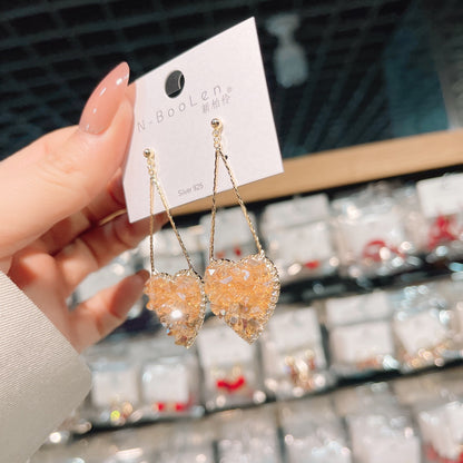 💘Crystal Heart Gradient Earrings