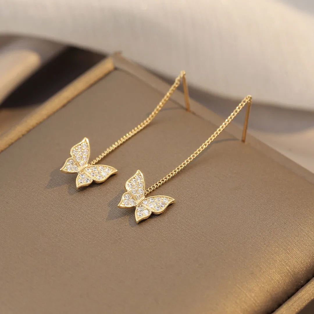 Hot Sale🎁Shiny Fantasy Butterfly Earrings