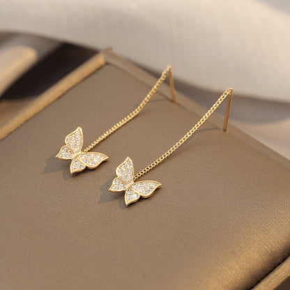 Shiny Butterfly Earrings