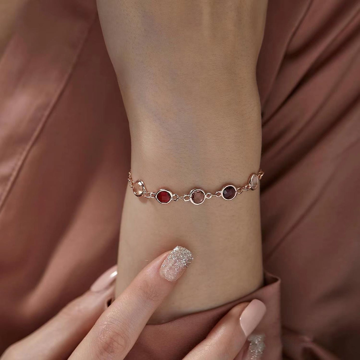 FOR LOVE- FAMILY BIRTHSTONE BRACELET