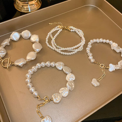 Handmade Elegant Pearl Bracelet