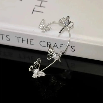 🔥Summer Hot Sale🌊	 Super Sparkling Zircon Butterfly Earring