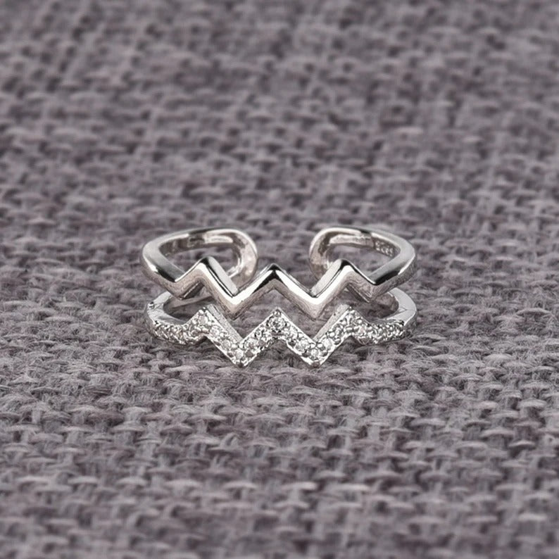 🎁Christmas Sale🎄To My Daughter 'Highs and Lows' Ring