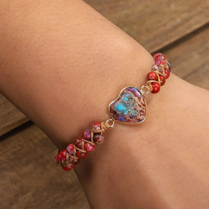 Passionate Heart Jasper Bracelet - The best gift for loved ones