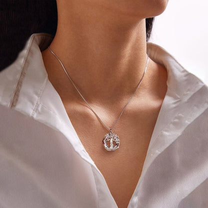 For Mom - Mother is the Family Root Tree Necklace
