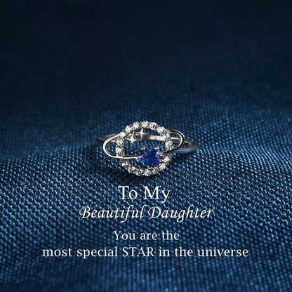 To My Daughter - You are the Most Special Star in the Universe Planet & Star Ring