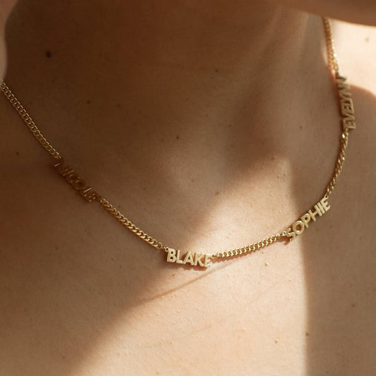 Minimalist Personalized Name Necklace