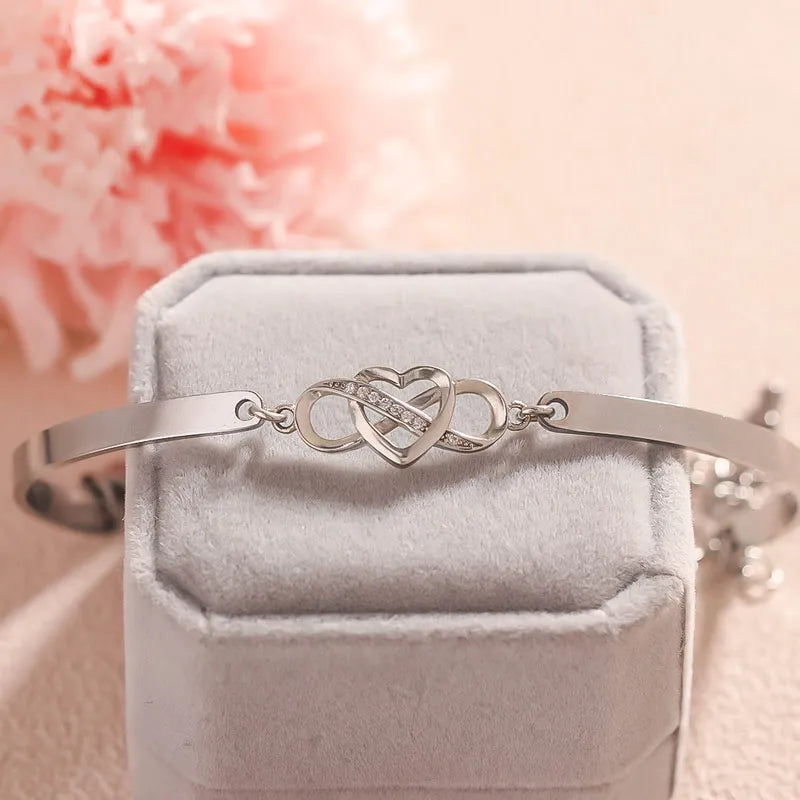 🌸2025 New Sale- I Love You Forever and Always Infinity Heart Bracelet