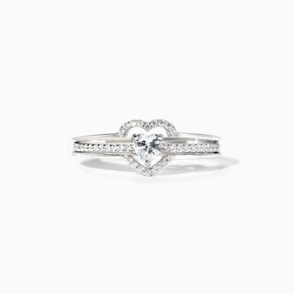 For Daughter - You Are Always In Mine Layered Heart S925 Ring